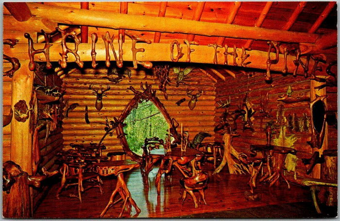 Shrine of the Pines - Old Postcard